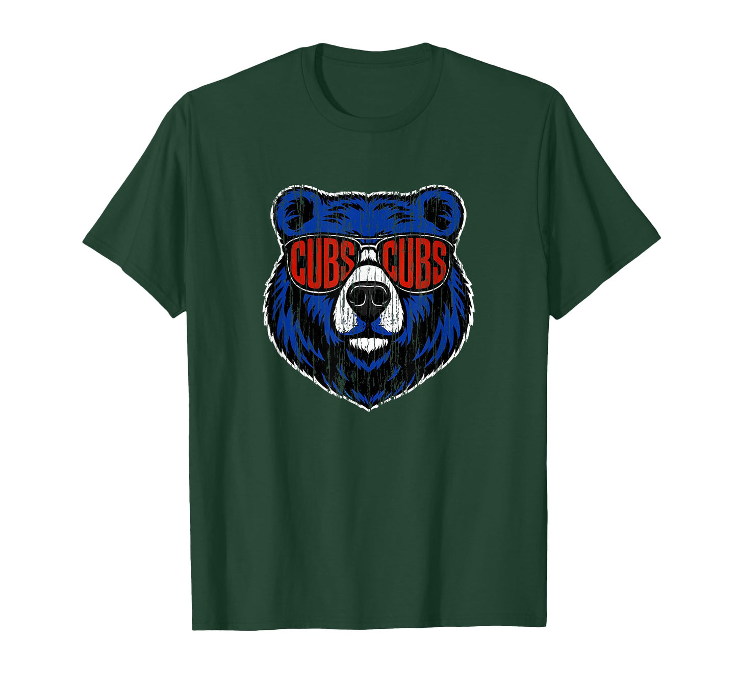 Cubs Wearing Sunglasses Vintage Men Women Boys Girls Kids T-Shirt