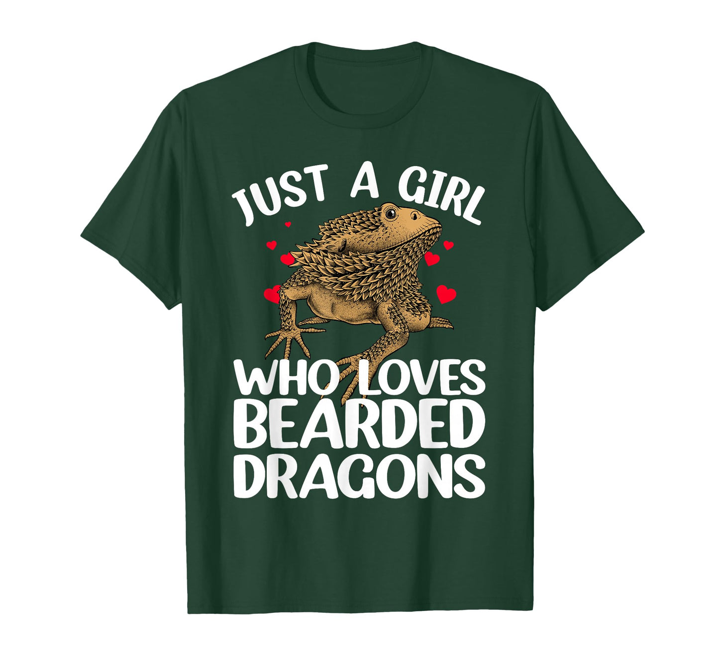 Cool Bearded Dragon Art for Girls Women Bearded Dragon Lover T-Shirt