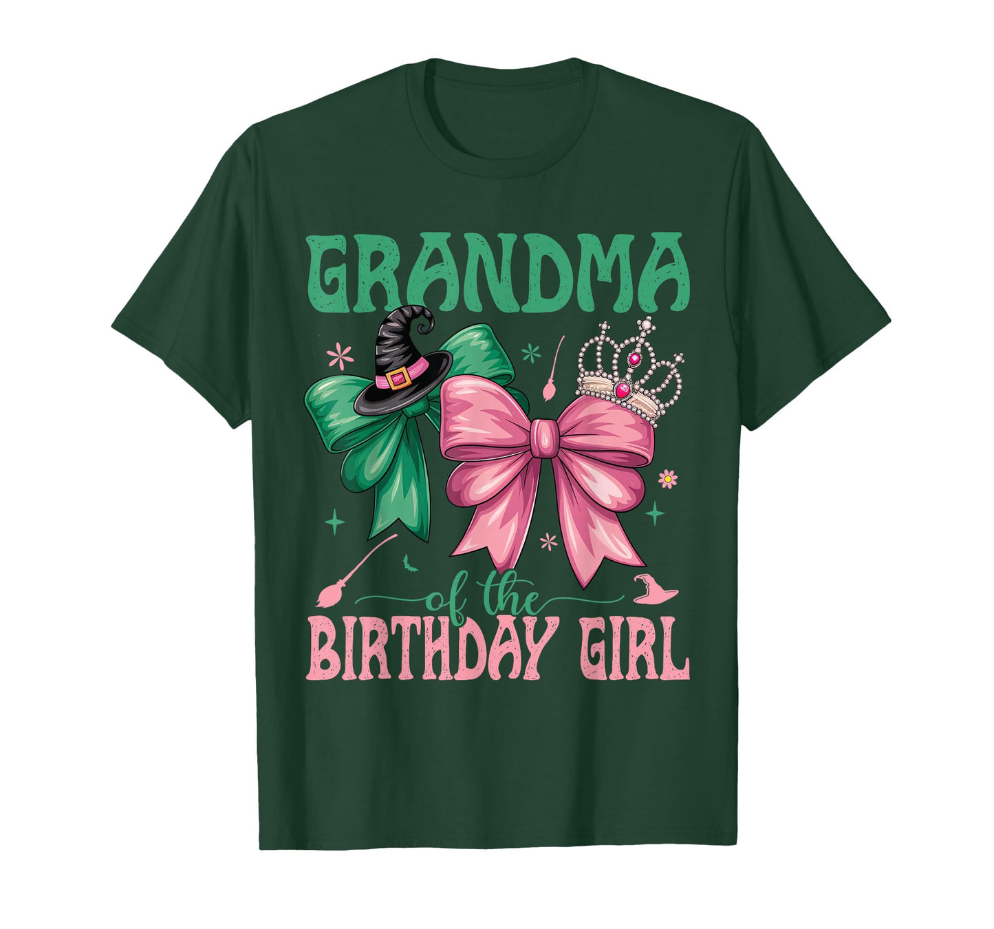 Grandma of The Birthday Girl Matching Witch Family Bday Part T-Shirt
