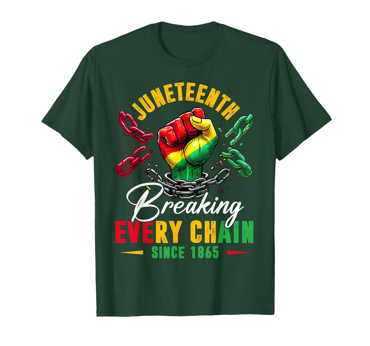 Breaking Every Chain Since 1865 Women Men Juneteenth Freedom T-Shirt