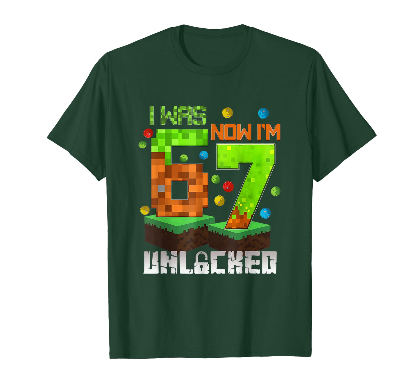 Funny Meme Six Seven 67 Bruh Video Game Gift for Boys Kids T-Shirt