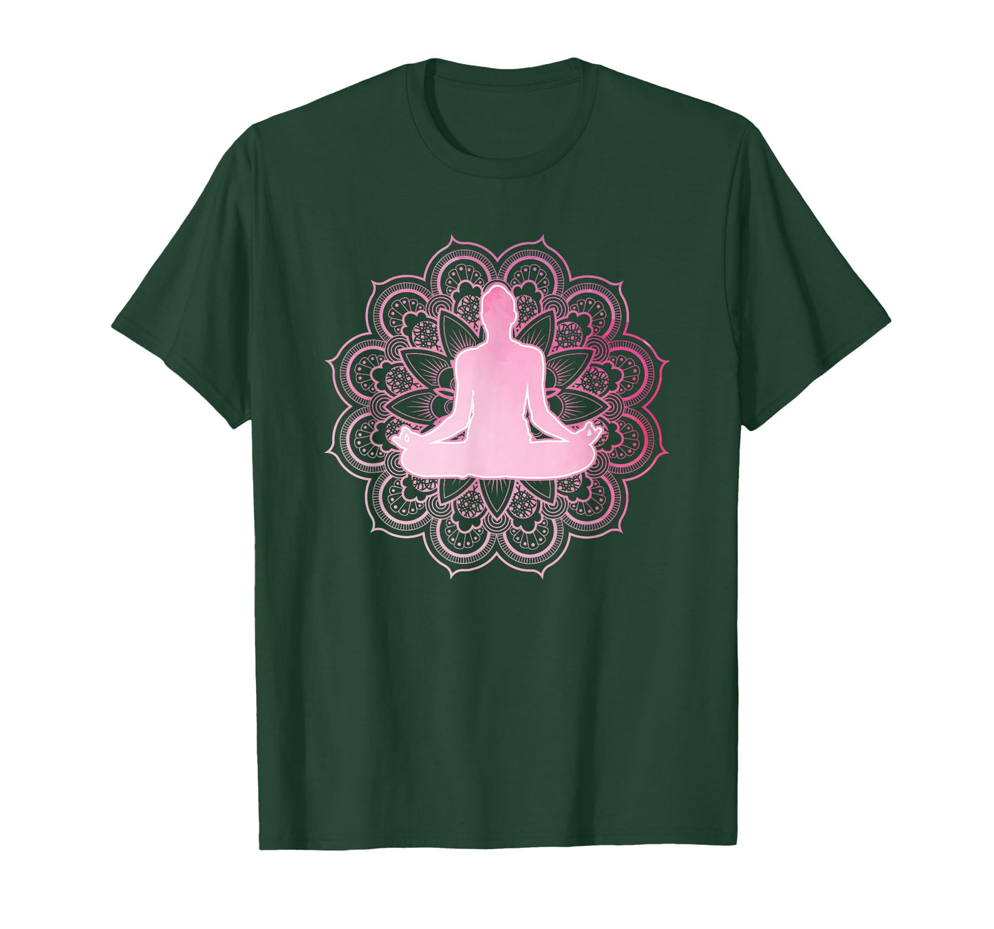 Yoga Meditation Mandala Design Spiritual T-Shirt