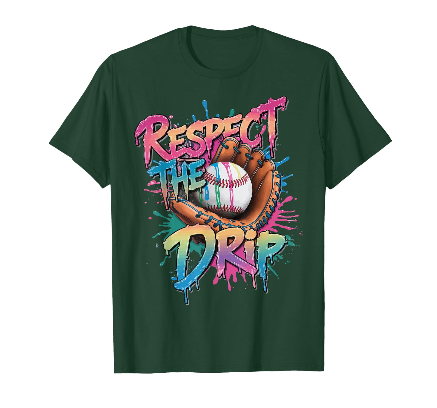 Respect the Drip Youth Baseball Sports T-Shirt