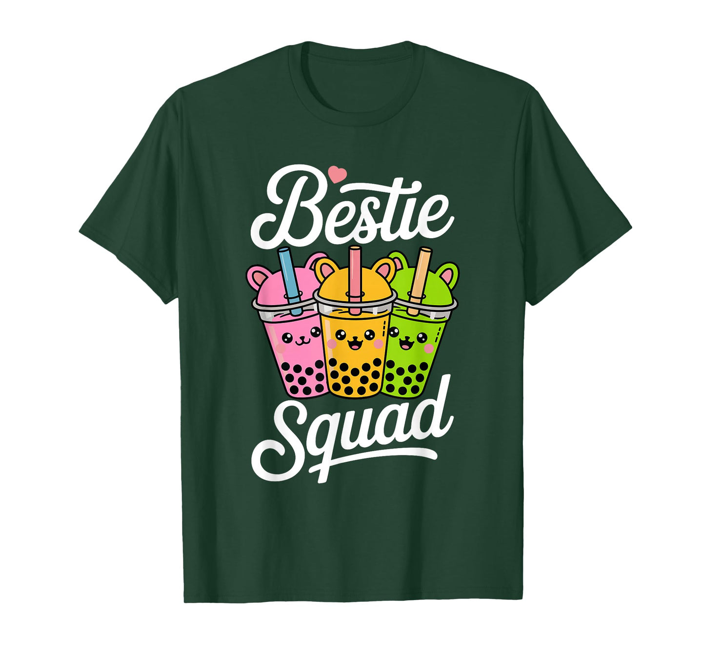 Bestie Squad Kawaii Bubble Tea Besties BFF Best Friends T-Shirt