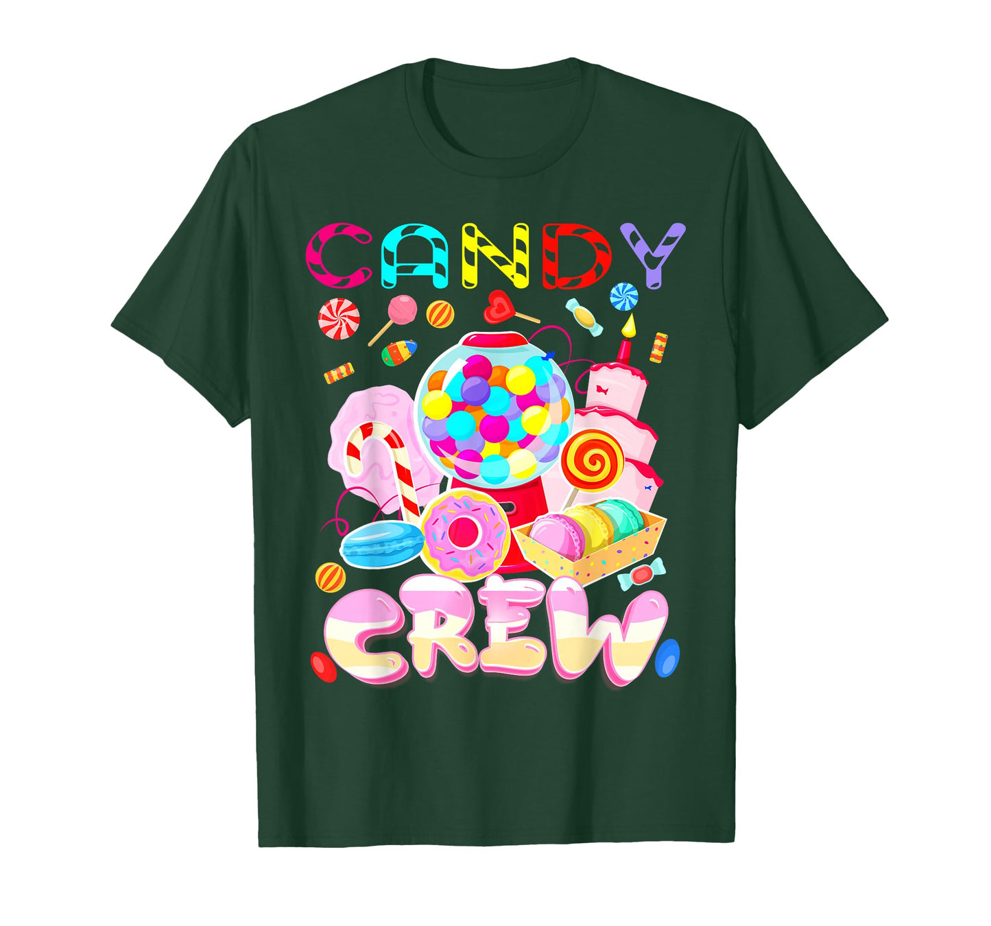 Candy Land Candy Crew Party Halloween Costumes Adult Women T-Shirt