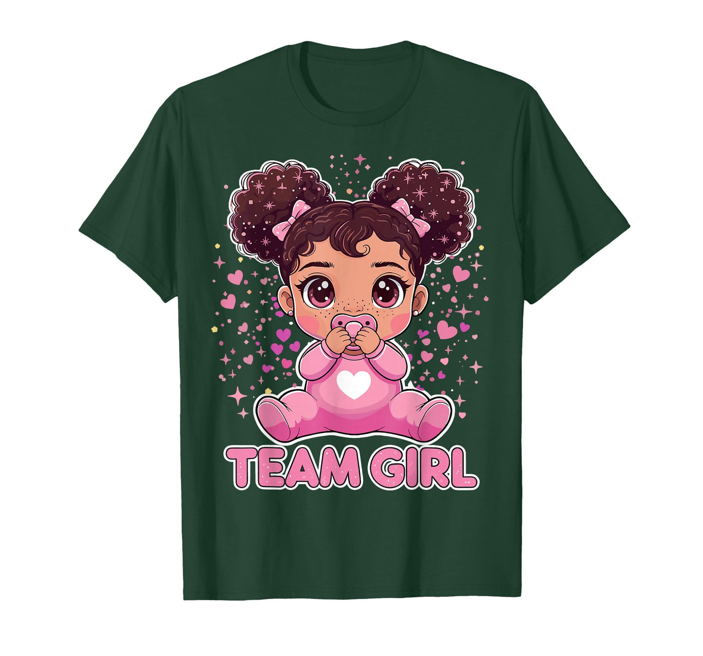 Team Girl Baby Gender Reveal Party T-Shirt