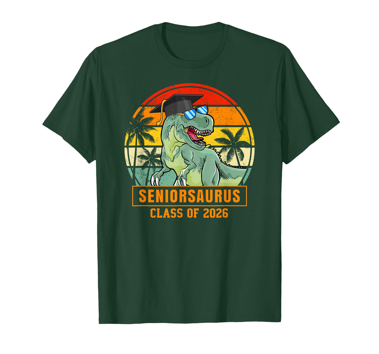 Class of 2026 Senior T Rex Funny Seniorsaurus Seniors 2026 T-Shirt