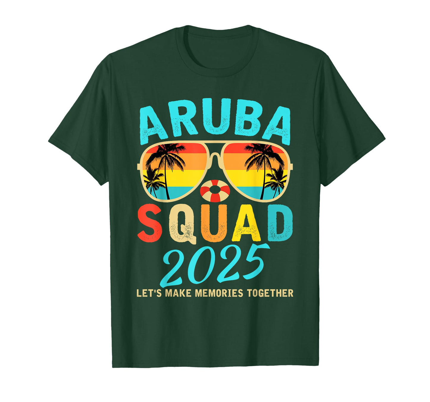 Aruba Squad 2025 Vacation Friends Family Matching Group T-Shirt