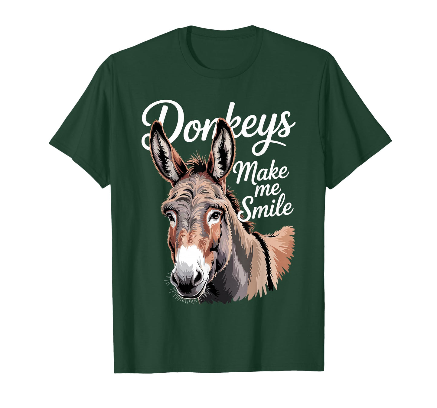 Cute Donkey Art for Men Women Kid Safari Animal Donkey Lover T-Shirt
