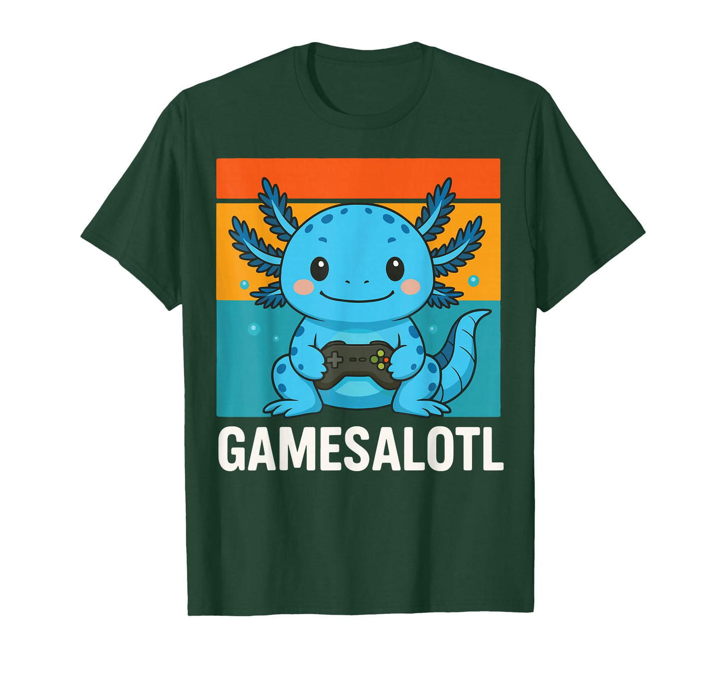 Gamesalotl Axolotl Gaming T-Shirt