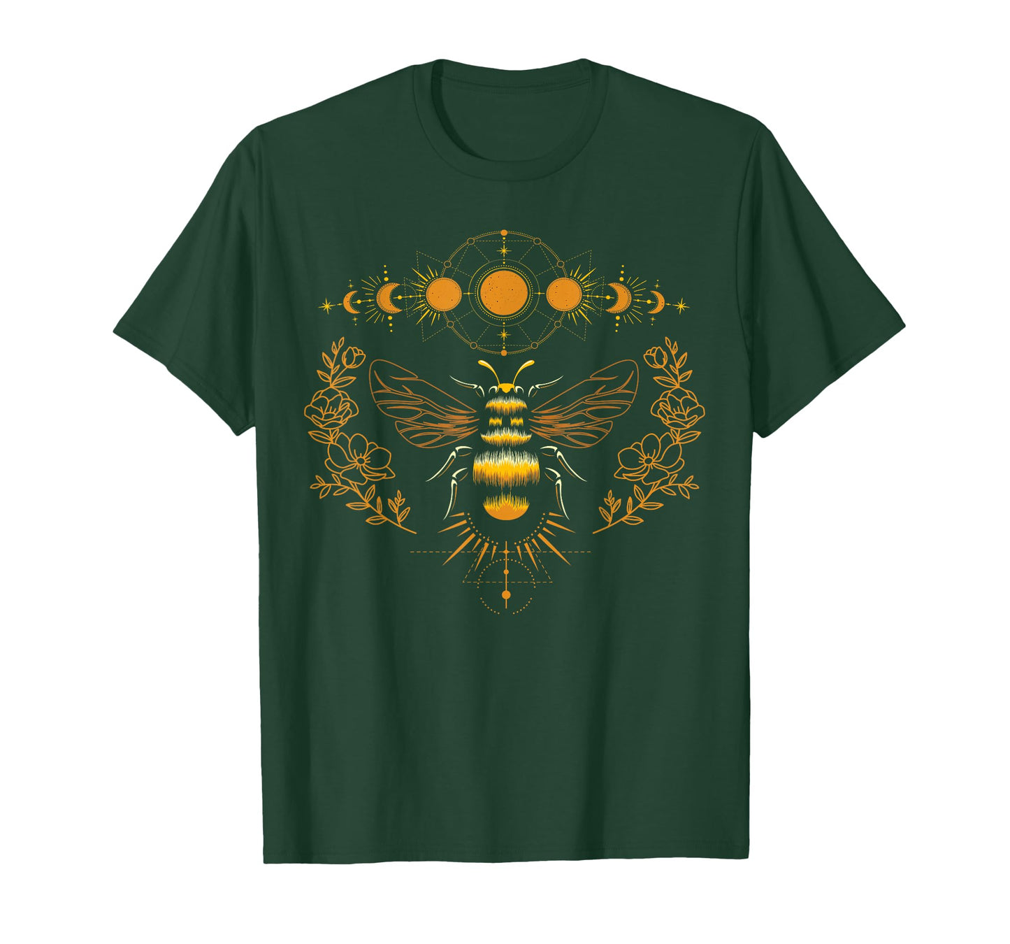Honey Bee Moon Phases, Phases Of The Moon, Bees T-Shirt