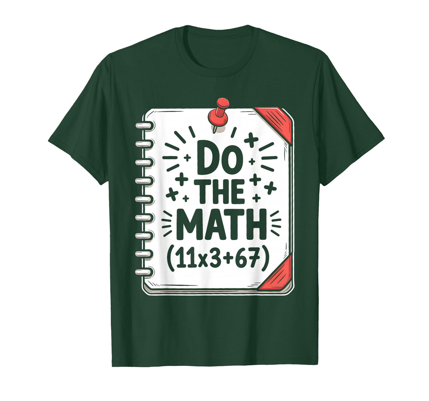 100 Days School Math Equation Do The Math 100 Funny 67 Meme T-Shirt