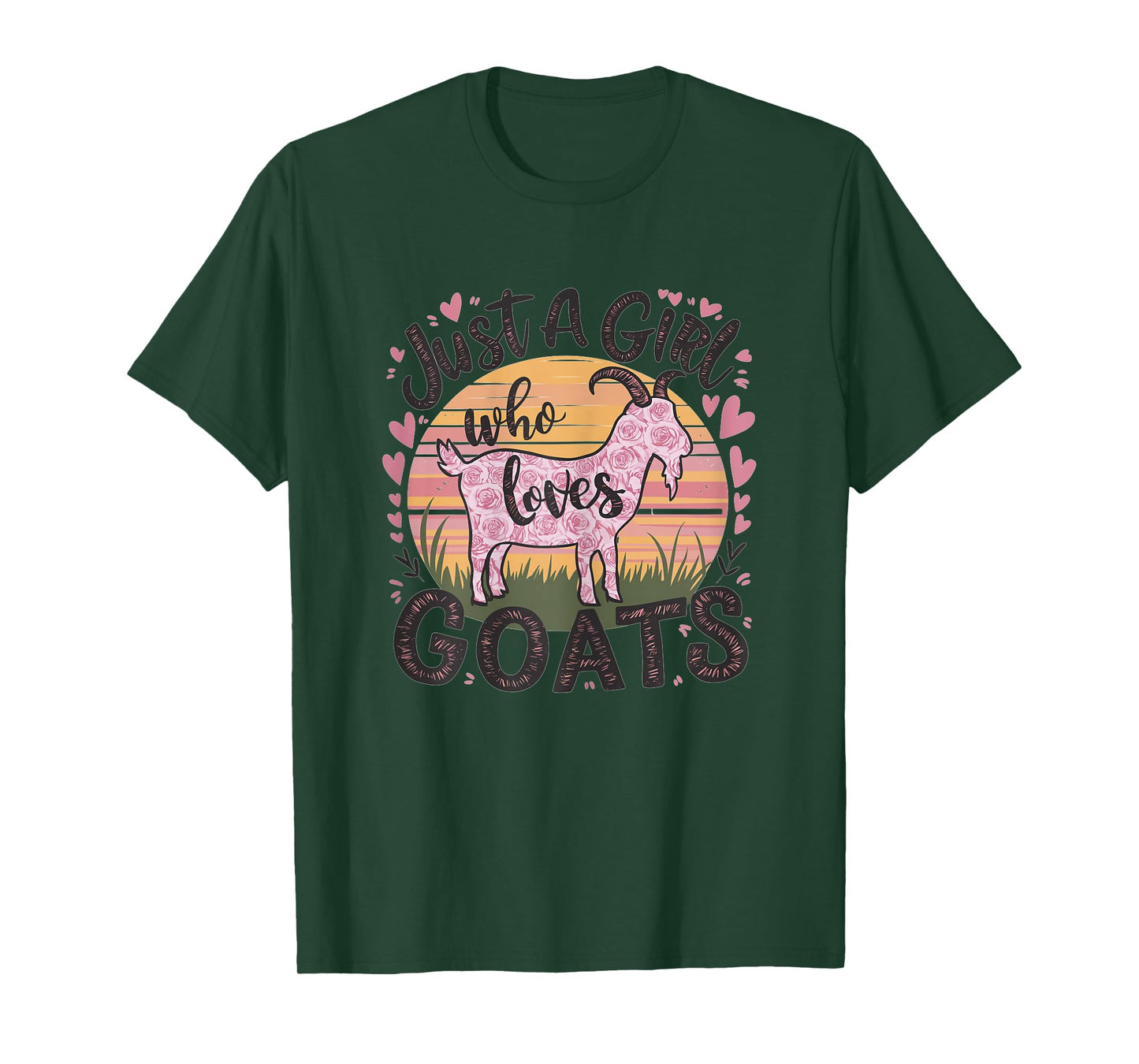 Goat Just A Girl Who Loves Goats T-Shirt