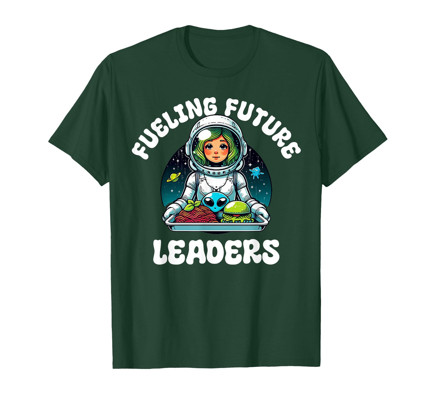 Funny Lunch Lady School Aide Appreciation Graphic T-Shirt