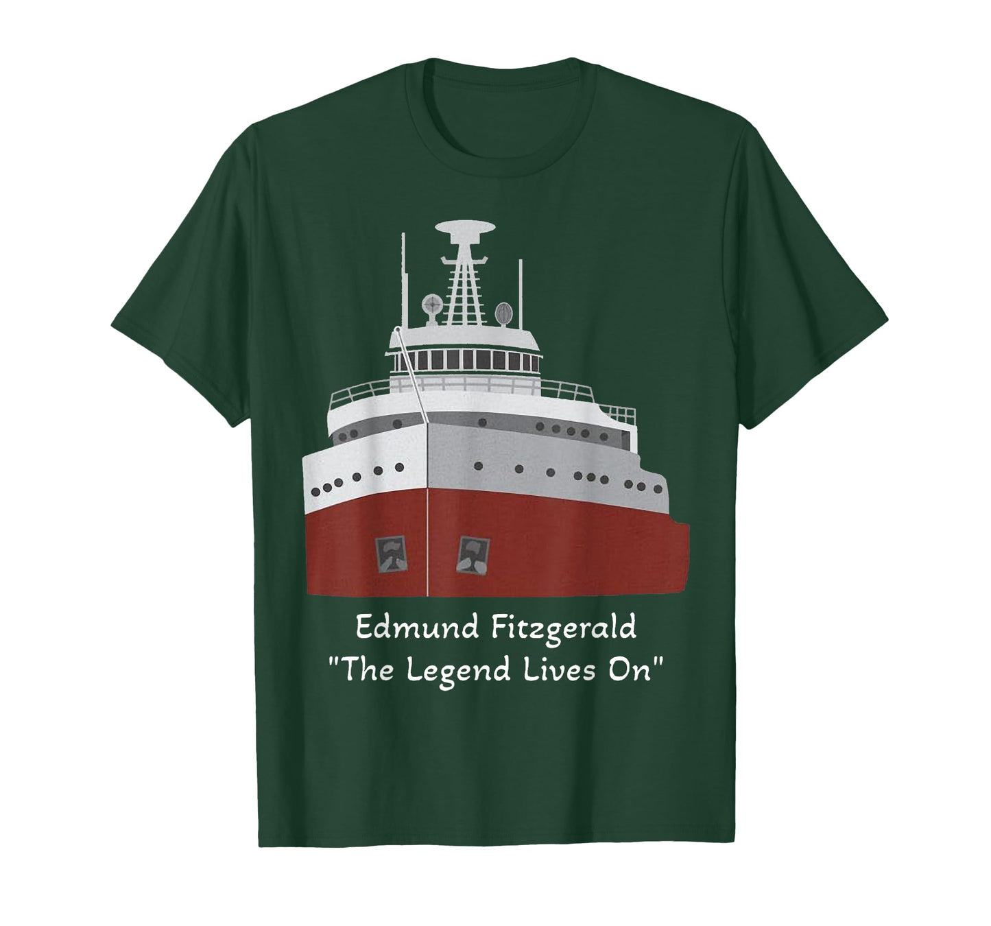 Edmund Fitzgerald Great Lakes Ship T-Shirt