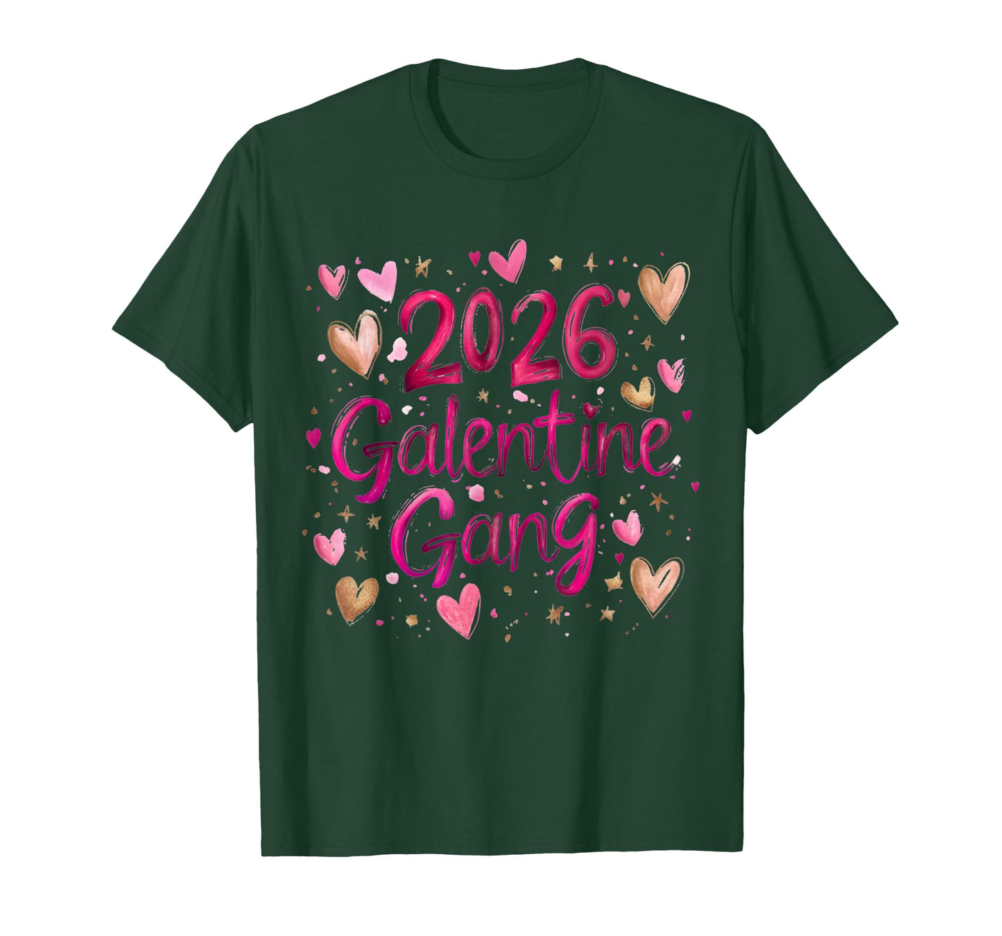 Galentine Gang 2026 Funny Valentines Day Gifts for Friends T-Shirt
