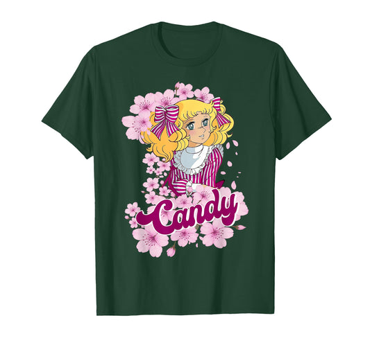 Sakura Candy Cartoon Japanese 80s Retro Vintage Anime Manga T-Shirt