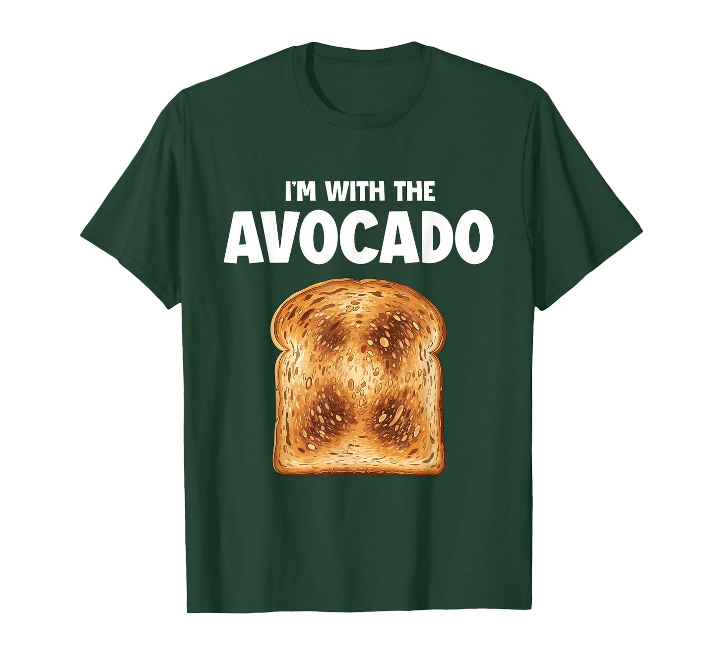 I'm with The Avocado - Matching Halloween Costume Couple T-Shirt