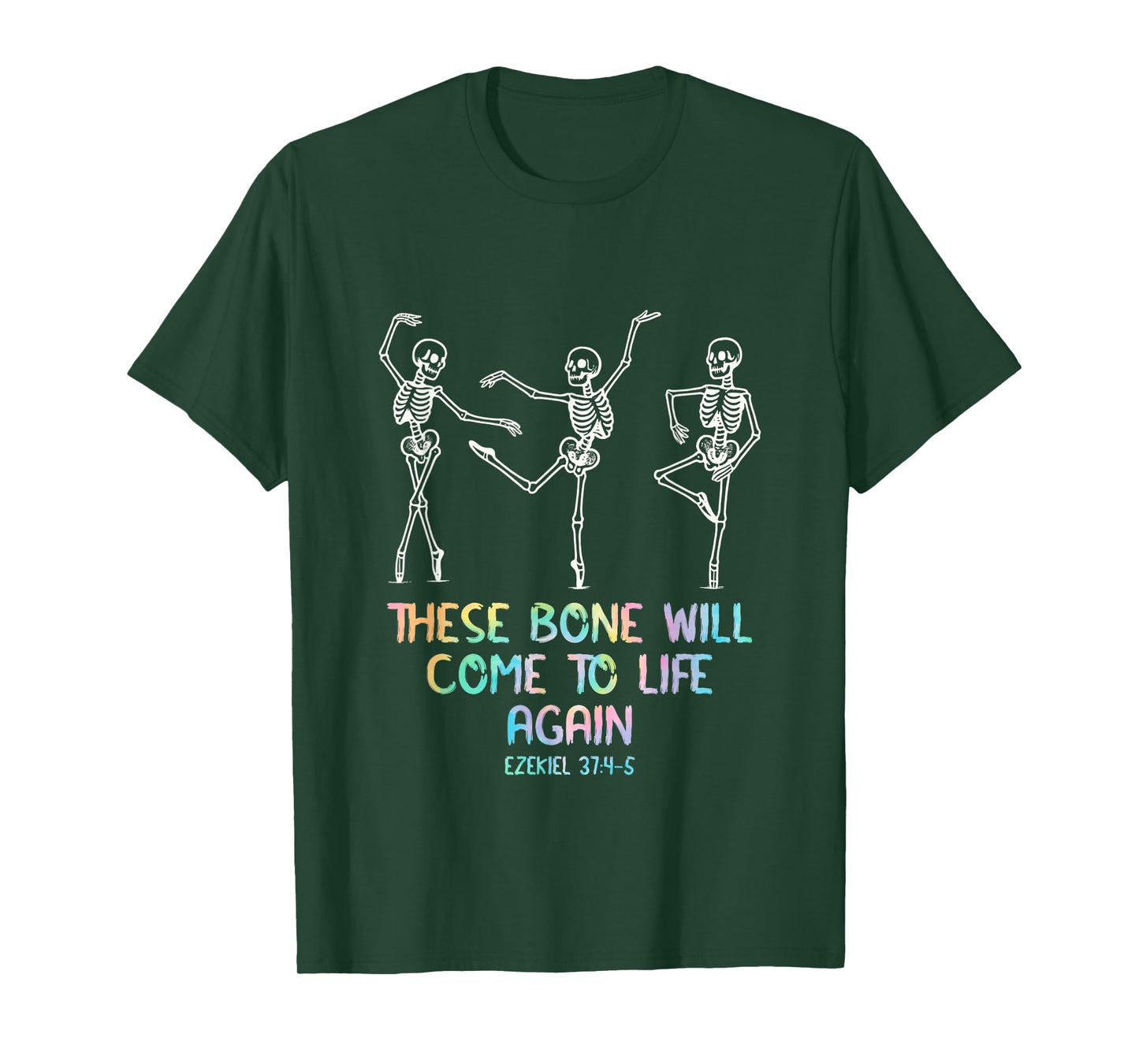 Halloween Dancing Skeleton Funny Christian Fall Jesus T-Shirt