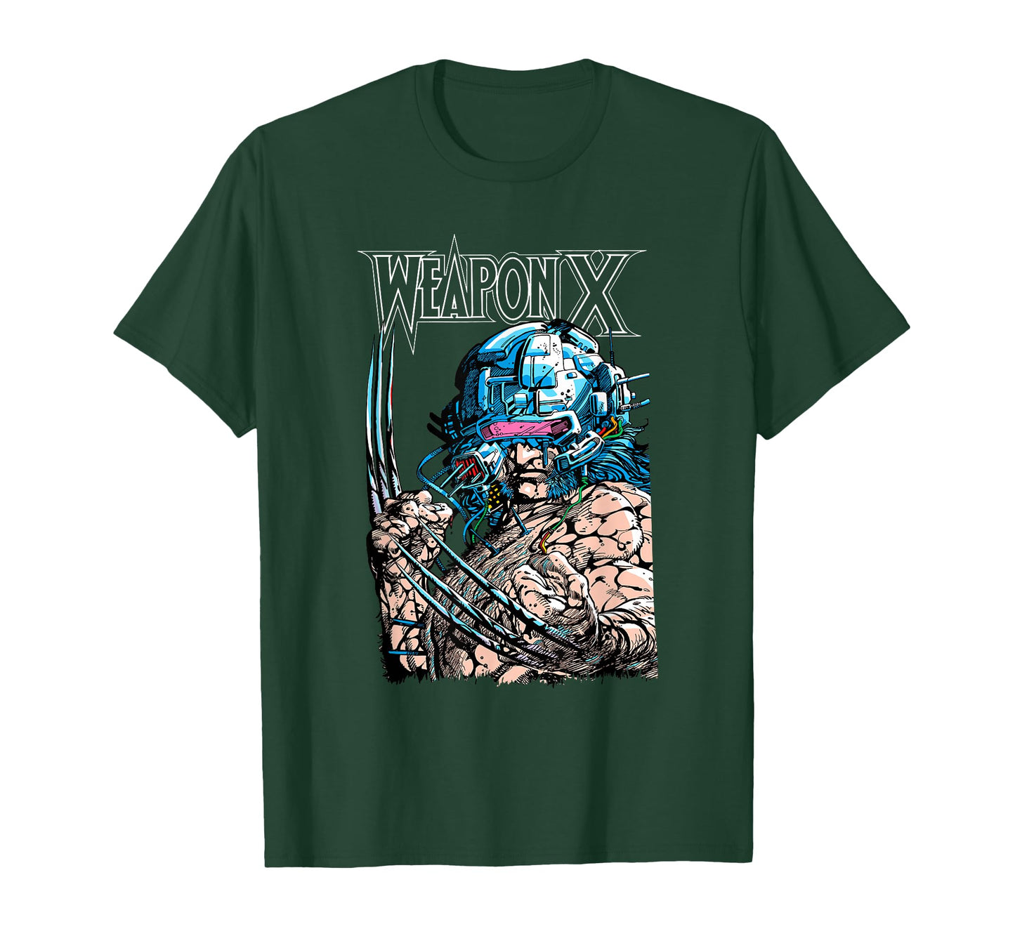 Marvel Comics X-Men Weapon X Wolverine Panel T-Shirt