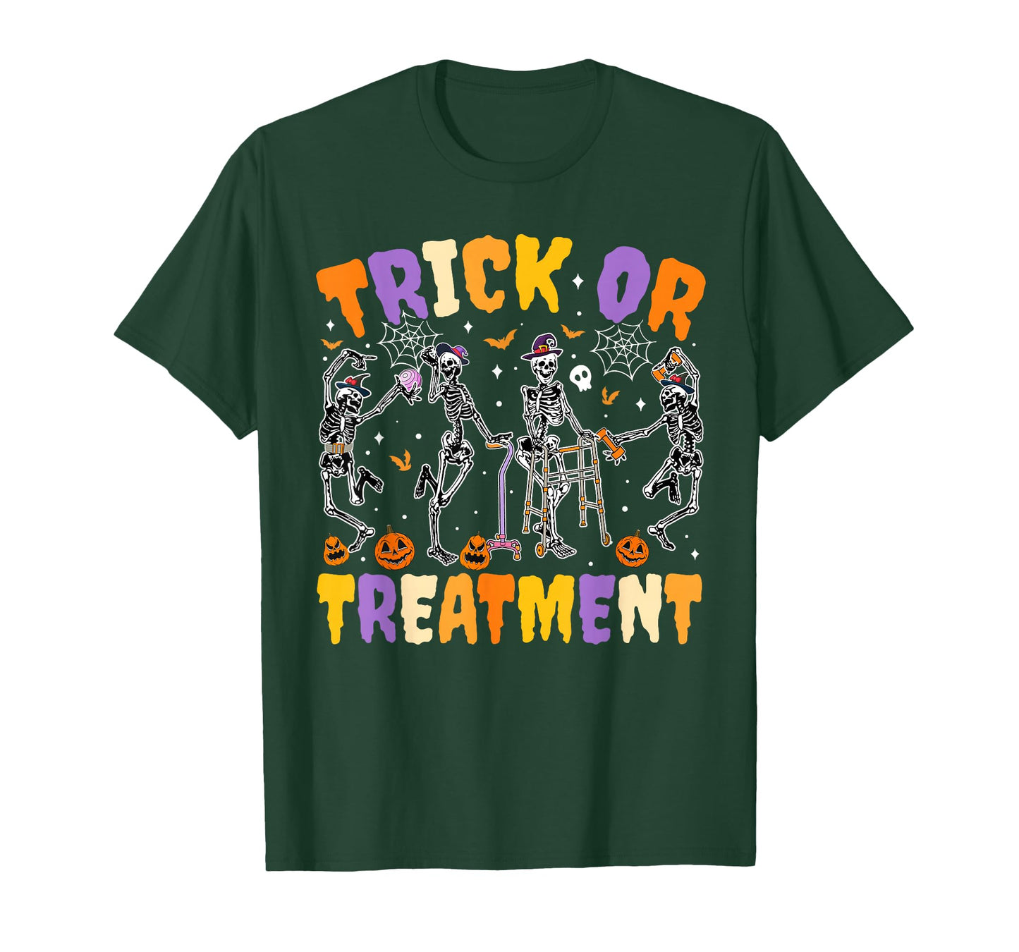 Halloween Trick Or Treatment PT Physical Therapy Therapist T-Shirt