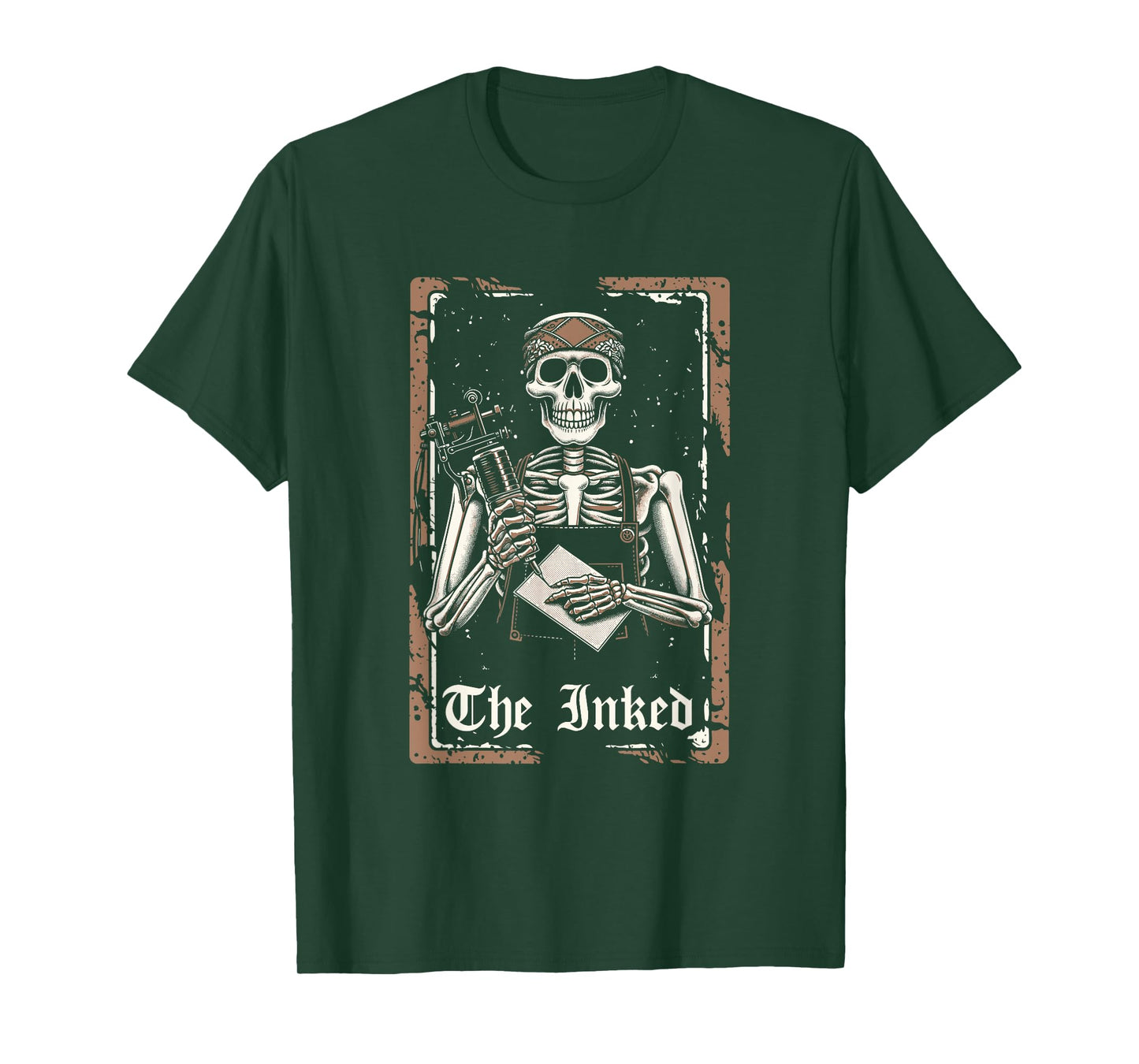 Tattoo Artist Tattooist Tattoos - Skeleton Tarot Card T-Shirt