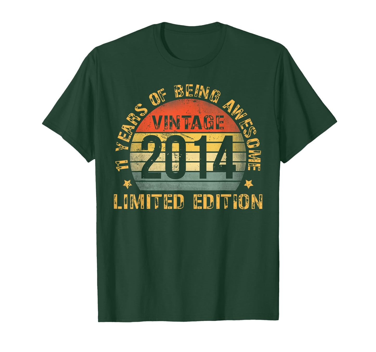 11 Year Old BDay Decorations Son Boy 11yr 2014 11th Birthday T-Shirt
