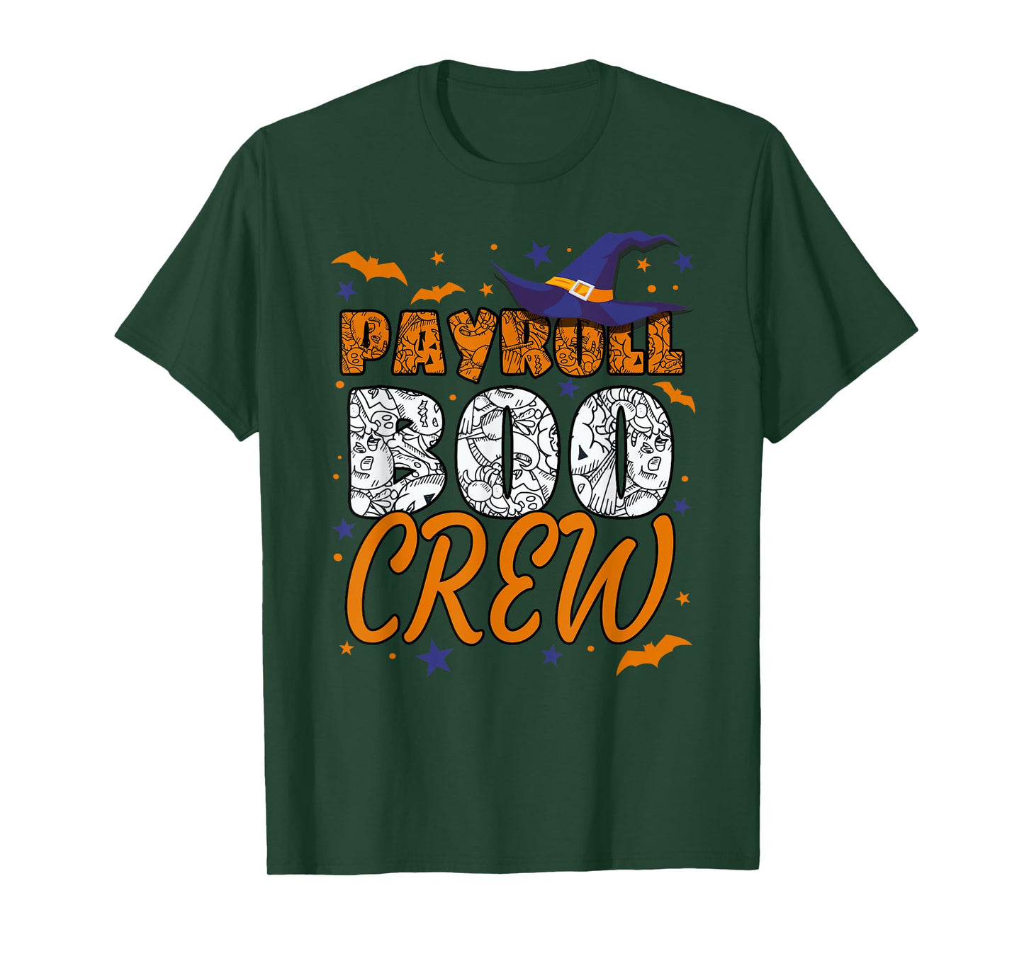 Payroll Boo Crew Halloween Payroll Manager Matching T-Shirt
