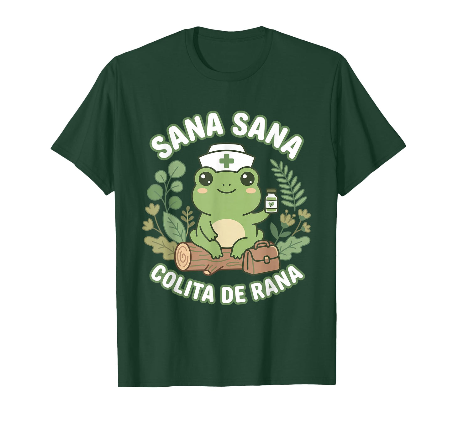 Sana Sana Colita De Rana Mexican Nurse Frog T-Shirt