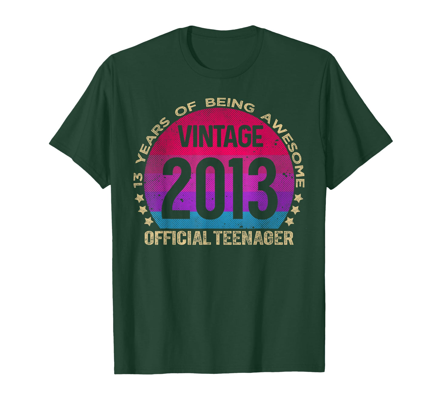 Official Teenager 13 Year Old Gifts Vintage 2013 Boys Girls T-Shirt