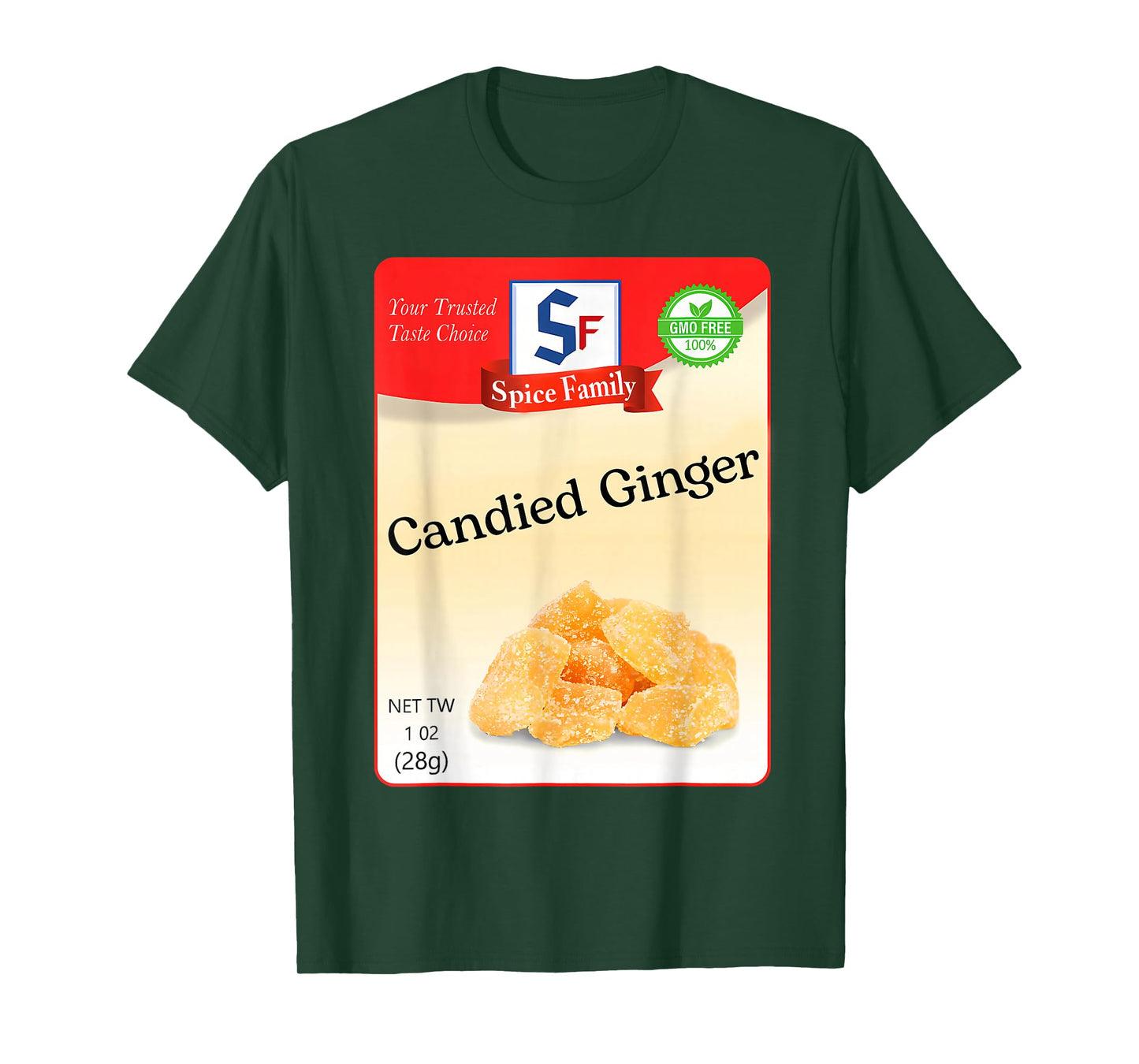 Candied Ginger Condiment Holiday Spice Group Costumes T-Shirt