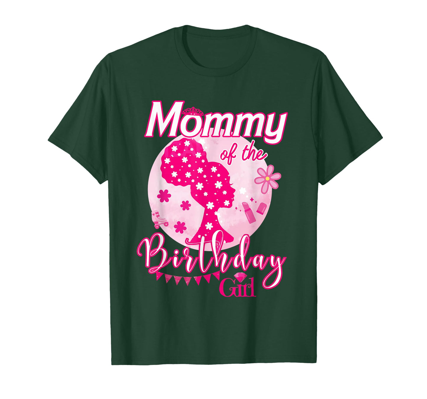 Mommy Of The Birthday Girl Doll Birthday Kid Family Matching T-Shirt