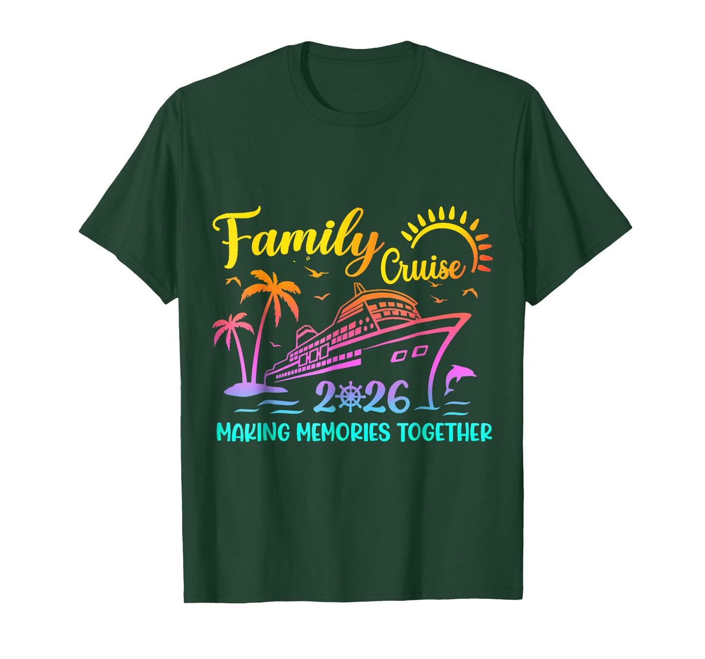 Family Cruise 2026 Summer Vacation Matching Family Cruise T-Shirt
