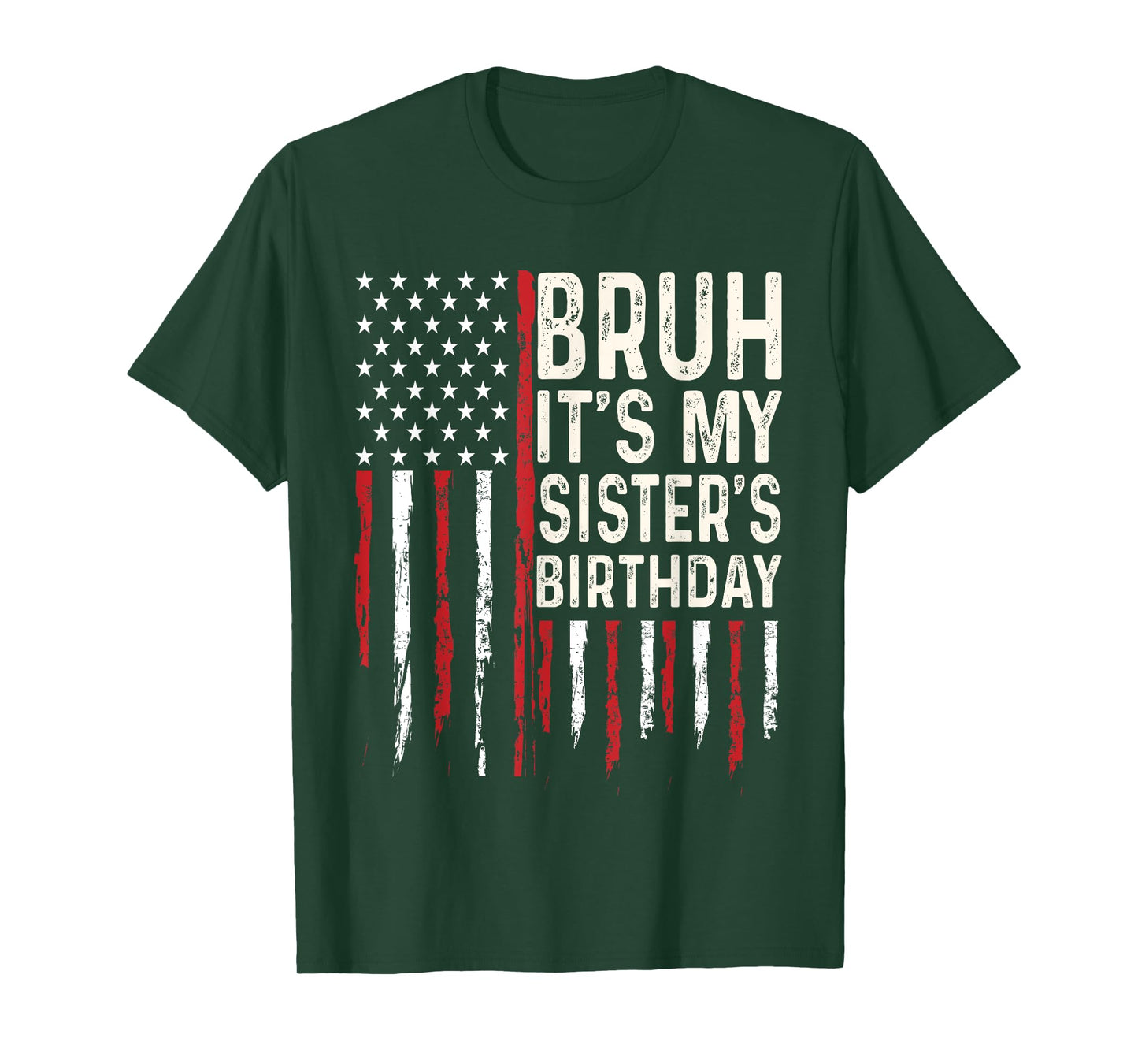 Bruh It's My Sister's Birthday Boy Family Party Bday T-Shirt