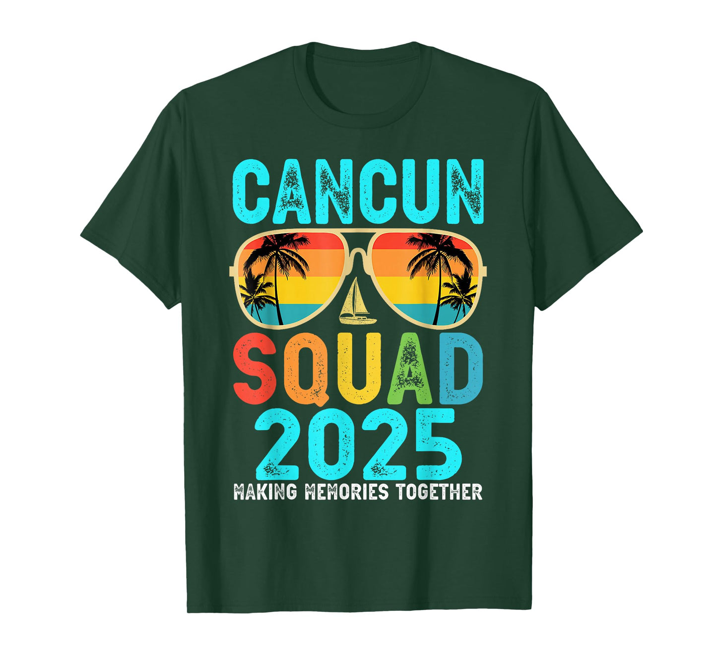 Cancun Squad 2025 Vacation Friends Family Matching Group T-Shirt