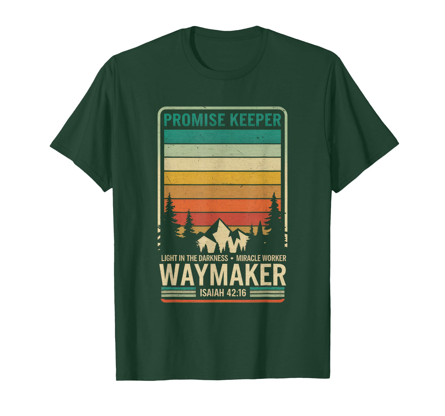 Waymaker Tshirt Promise Keeper Miracle Worker God Christian T-Shirt