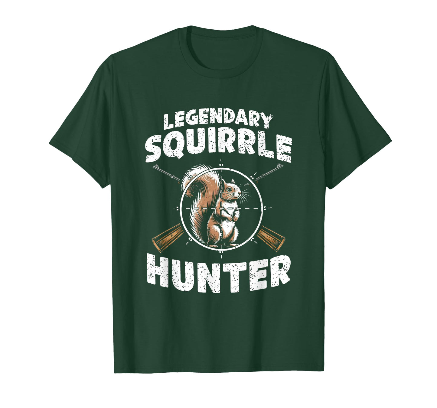 Legendary Squirrel Hunter Hunting For Boys Kids Youth Men T-Shirt
