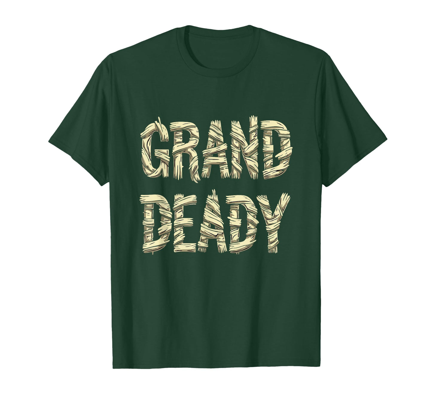 Funny Grand Mummy Matching Couple Halloween Family Costume T-Shirt