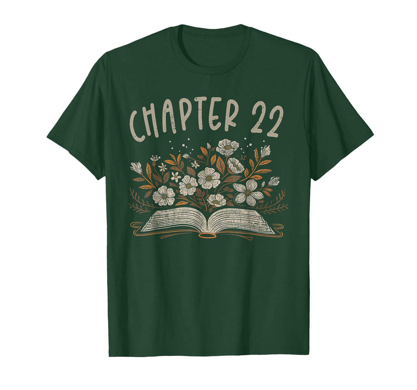 Chapter 22nd Birthday Bookworm 22 Years Old For Book Lovers T-Shirt