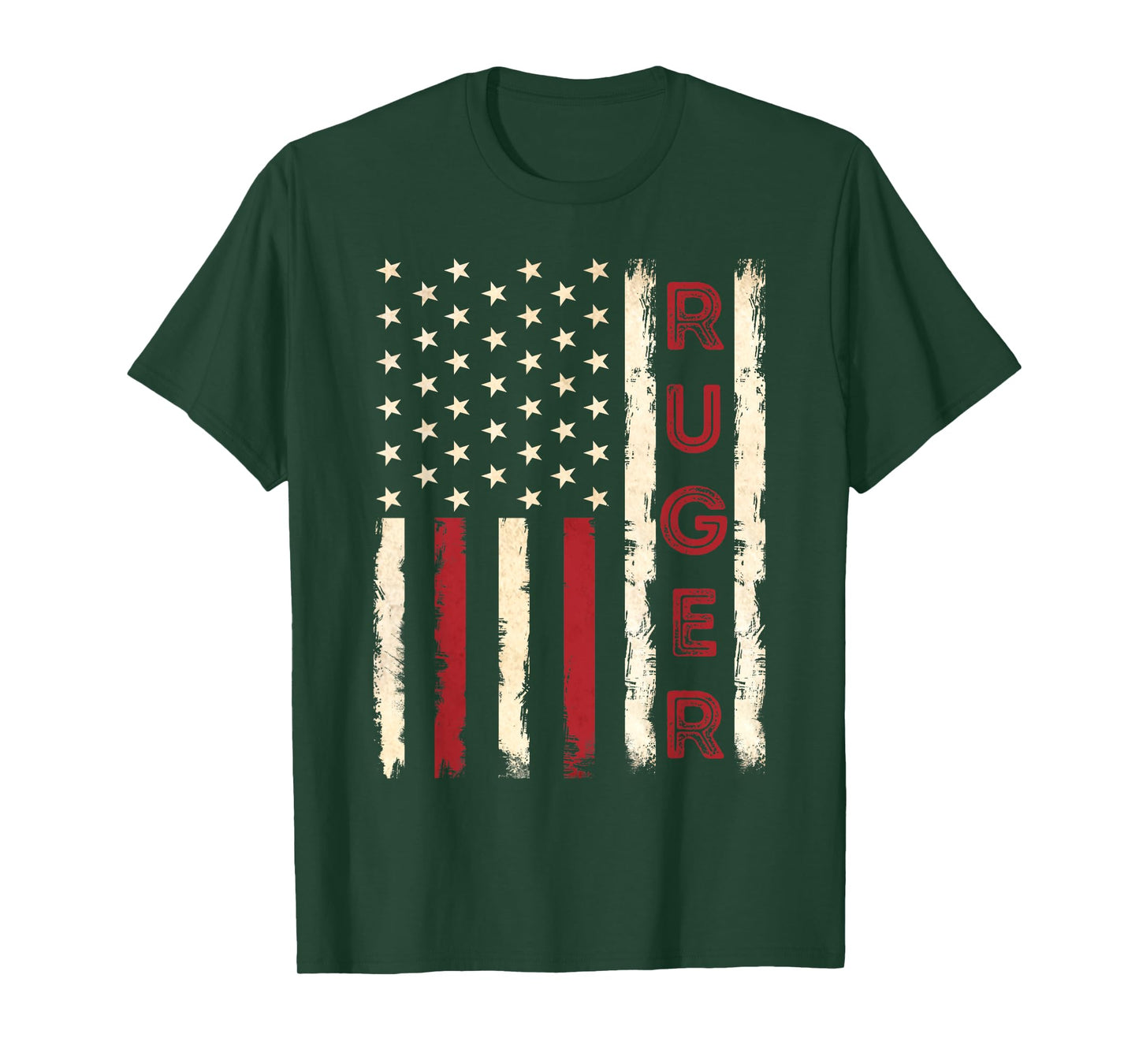 Retro USA American Flag Ruger Family Day Shirt Matching Cool T-Shirt