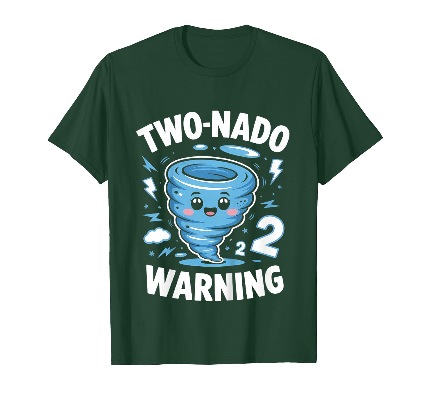 Kids Tornado 2 Year Old Boy Birthday Two Nado 2nd Bday Party T-Shirt