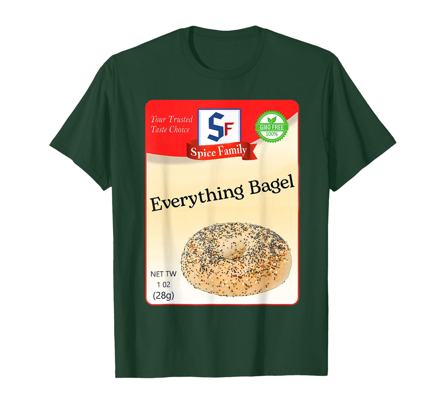 Everything Bagel Condiment Holiday Spice Group Costumes T-Shirt