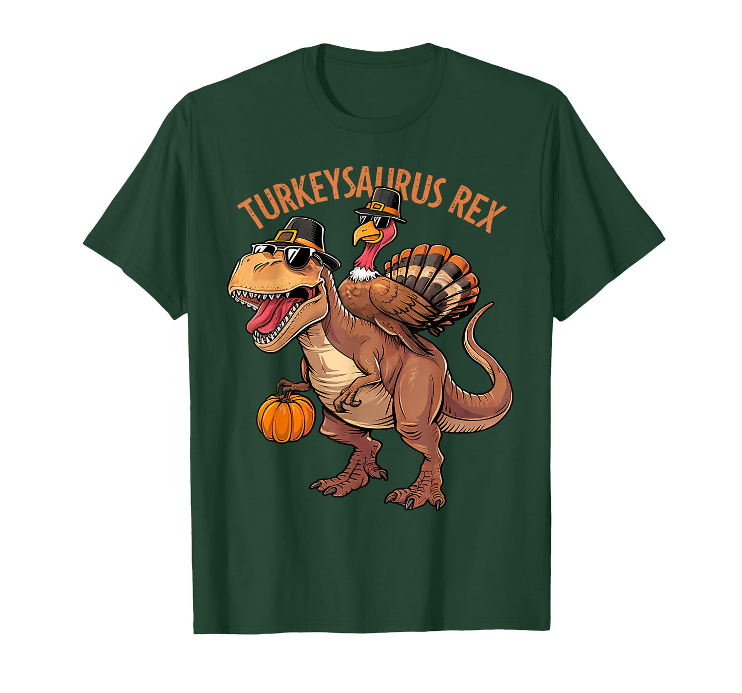 Turkey Saurus Rex Turkey Dino Thanksgiving Toddler Boys Kids T-Shirt