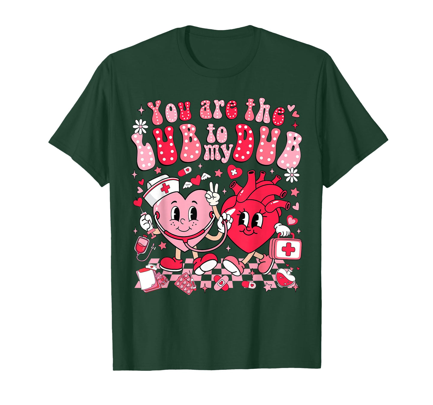 You're The Lube to My Dub CVICU Valentines Day Cardiac Nurse T-Shirt