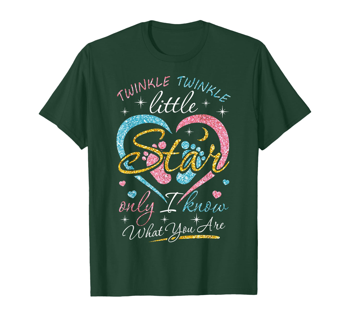 Twinkle Twinkle Little Star Only I Know Gender Keeper Reveal T-Shirt