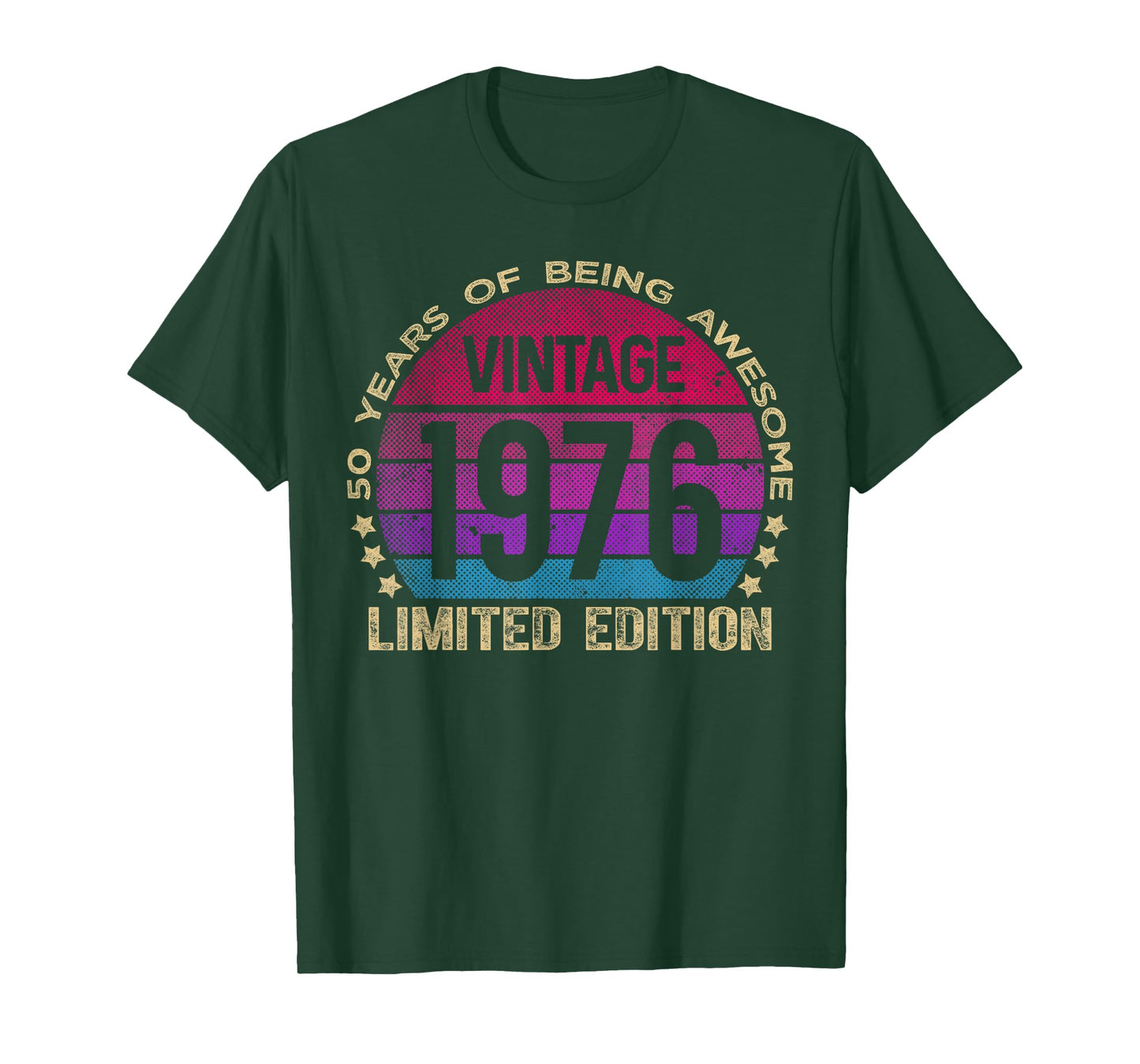 50 Year Old Gifts Vintage 1976 Limited Edition 50th Birthday T-Shirt