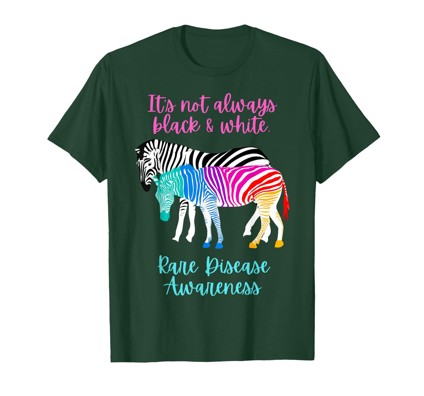 Zebra Rare Disease Awareness Proud Rare Disease Day 2026 T-Shirt