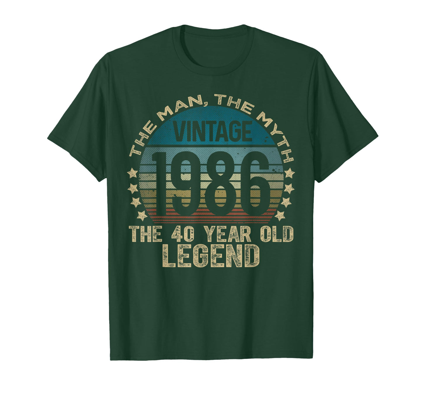 40 Year Old Gifts Vintage 1986 Limited Edition 40th Birthday T-Shirt