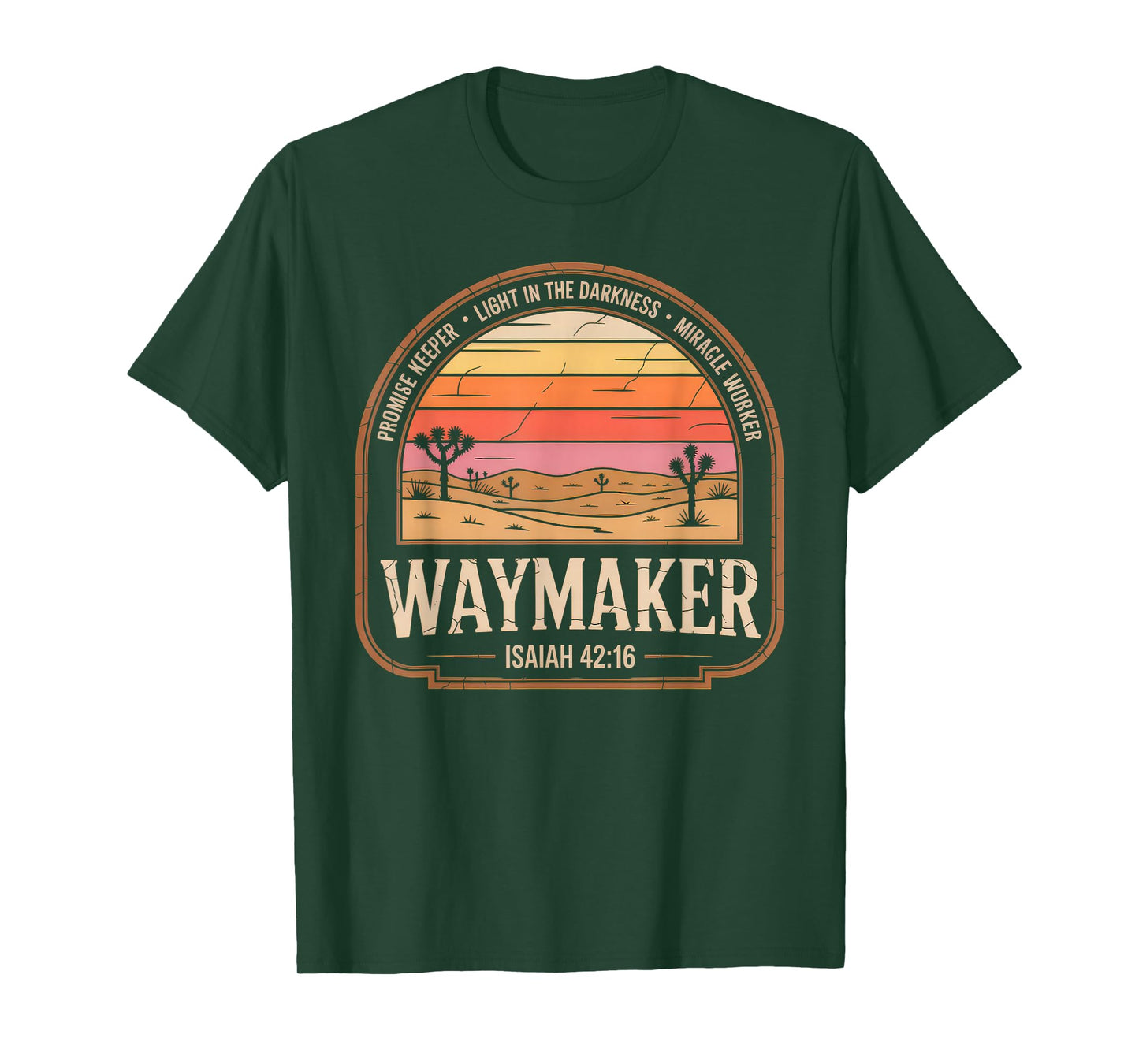 Waymaker Tshirt Promise Keeper Miracle Worker God Christian T-Shirt