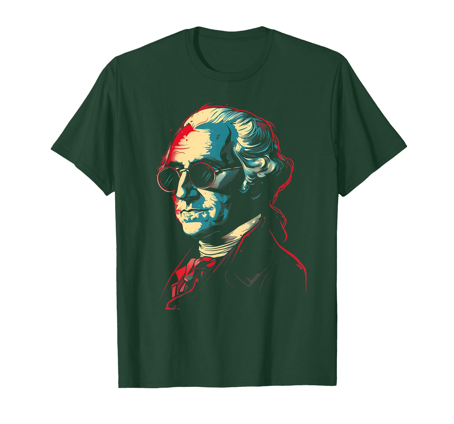 Retro Vintage George Washington - US 4th Of July T-Shirt
